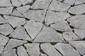 Andezit mozaik Garth, burkolat - fekete/sötétszürke