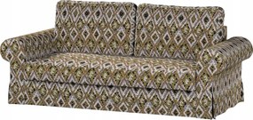 Backabro 3 személyes összecsukható kanapé huzat Ikea narancssárga