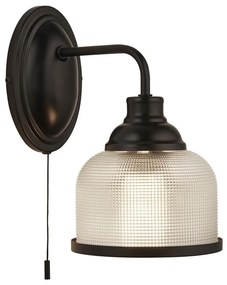 Searchlight Searchlight 2671-1BK - Fali lámpa BISTRO 1xE27/60W/230V fekete SR0350