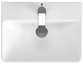 Cersanit - SET B283 LARA MILLE SLIM 50 (SZEKRÉNY + MOSÓMOSÓ), Dió, S801-322-DSM