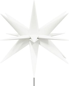 összecsukható tüskés fehér karácsonyi lámpa LED-del 57 cm