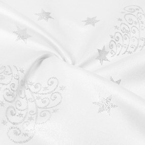 Goldea karácsonyi teflonbevonatú reggeliző alátét - ezüstszínű karácsonyfák és csillagok - 2 db 30 x 40 cm