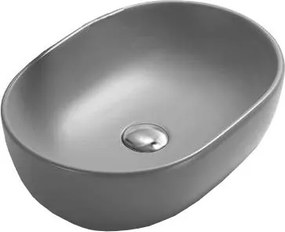 Mexen Viki pultra szerelhető mosdó 48 x 35 cm, világosszürke matt - 21054861