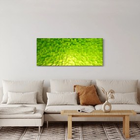 Sárgászöld kockák képe (120x50 cm)