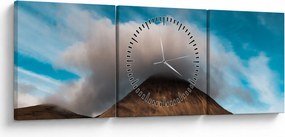 Kép - Felhő a csúcs felett (órával) (90x30 cm)
