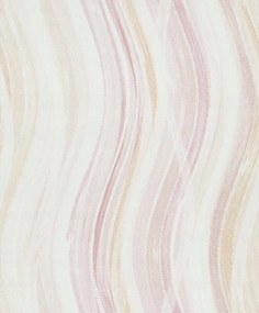 Színes Hullámos Tapéta Fehér Bézs Piros Vinil Flizelin Tapéta