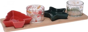 Snow karácsonyi porcelán készlet 5 darabos