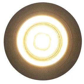 Modern beépített spotlámpa fekete kerek dönthető - Installa