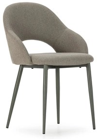 Zöld kárpitozott étkezőszék szett 2 db-os Lia – Marckeric