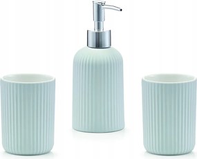 Zeller, Fürdőszobai kiegészítők, 3 db-os szett, szürke