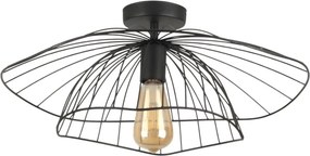 Mantar 6500-P fekete fém függőlámpa, Ø52 cm