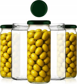 50x Üvegtégelyek 500 ML Magas Fűszerkészítmények Szószok Gyümölcslé Ajándék