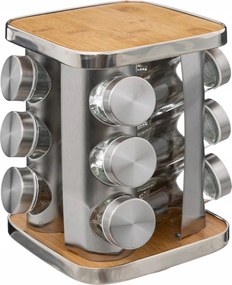 Fűszertartó Állvány 12 db Fűszertartó tégely