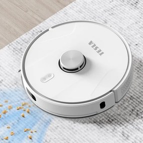 TESLA Electronics RoboStar - Intelligens robotporszívó 2in1 2600 mAh Wi-Fi fehér
