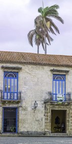 Poszter 50x100cm Hagyományos kubai ház erkéllyel, Assaf Frank