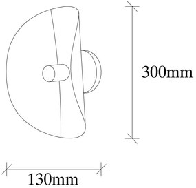 Fehér-aranyszínű fali lámpa Sivani – Opviq lights