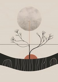 Poszter 59,4x84,1cm Téli Hold