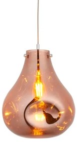 Endon 99790 - EUROPA kábeles függeszték 1xE27/10W/230V füstös barna