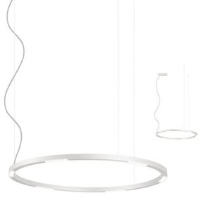 Redo 01-2205 - LED Csillár zsinóron UNION LED/50W/230V 3000K átm. 90 cm fehér