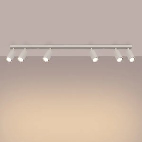 Sollux SL.1499 - Spotlámpa RING 6xGU10/10W/230V krémes