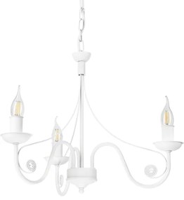 Csillár láncon DONATO 3xE14/40W/230V fehér