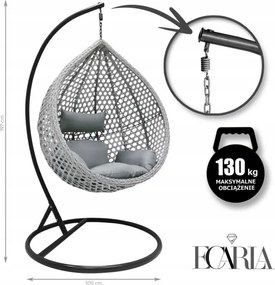 Függő szék hinta báb párnákkal KR27