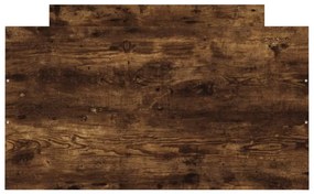 füstös tölgy színű ágykeret fej- és lábtámlával 90 x 200 cm