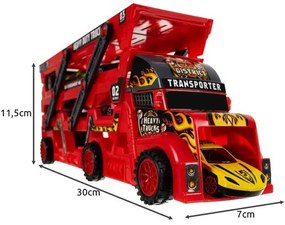 TIR teherautó készlet 6 autóval 22515