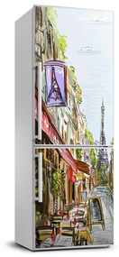 Hűtőre ragasztható matrica Eiffel-torony FridgeStick-70x190-f-68683316