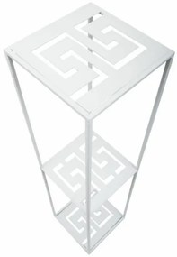 Virágállvány 100x24 cm fehér