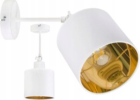 Lámpa Fali lámpa állítható Loft lámpabúra arany