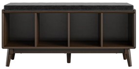 Brittany barna cipőtartó paddal - Novogratz