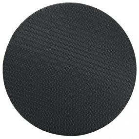 fekete polyrattan kerti asztal 75,5 x 106 cm