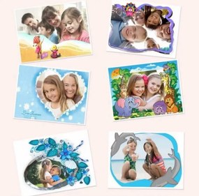 Dětský digitální fotoaparát se silikonovým obalem v podobě kočičky - rózsaszín