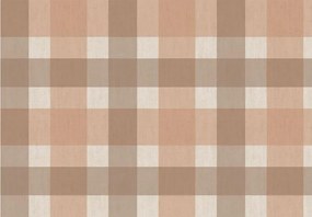 Parato Cristiana Masi Top Stripes Patch barna-bézs kockás vlies tapéta – 38424