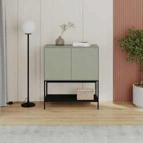 Houseland Amira komód 80 cm szürkészöld