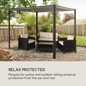 Blumfeldt Pantheon RemoteShade Ambient, pavilon, motorizált tető, LED lámpa