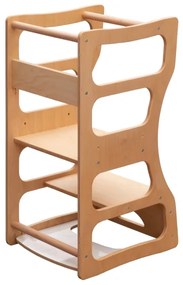 TWINN tanulótorony, 83x45 cm, barna