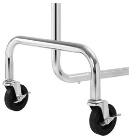 Mobil álló fogas JEAN, ezüst színű