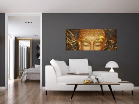 Kép - arany Buddha (120x50 cm)