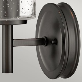Hinkley lighting klasszikus fali lámpa collier fekete átlátszó elshk-collier1-bx