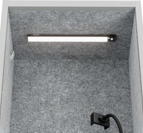 Sally 600mm korpus Szary - siedzisko Szary