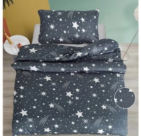 Krepp ágynemű ÉJSZAKAI ÉGBOLT BLEND szürke Ágyneműhuzat mérete: 70 x 90 cm | 140 x 200 cm