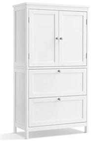 Fürdőszobai szekrény LAVORANO 110x60 cm, fehér