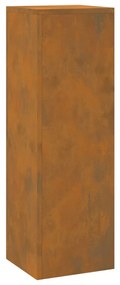 Kültéri Növényállványok Pillér 2 db 24x24x75 cm Időjárásálló acél