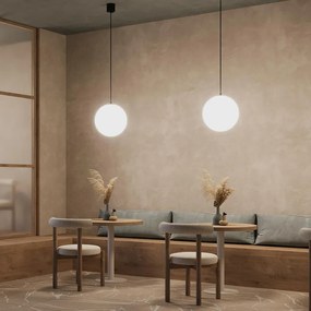 MAYTONI P039PL-5W3K-20-B LUNA Modern Függesztett Lámpa Fehér, Fekete LED IP20