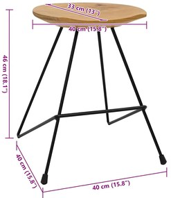 2 db tömör tíkfa ülőke