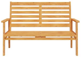 tömör akácfa kerti kanapé 120 cm