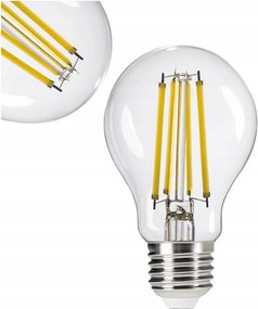 Led Dekoratív Izzó E27 Nagy Menetes 5W=75W Fehér Meleg 2700K