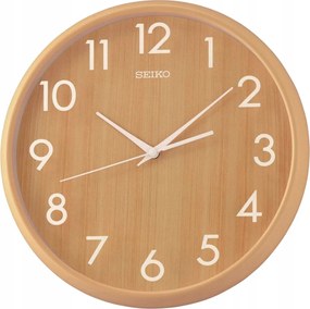 Barna, jól látható, klasszikus, csendes japán Seiko QXA810Y óra, 30 cm